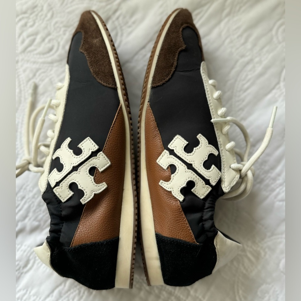 Tory Burch Black and Brown Sneakers